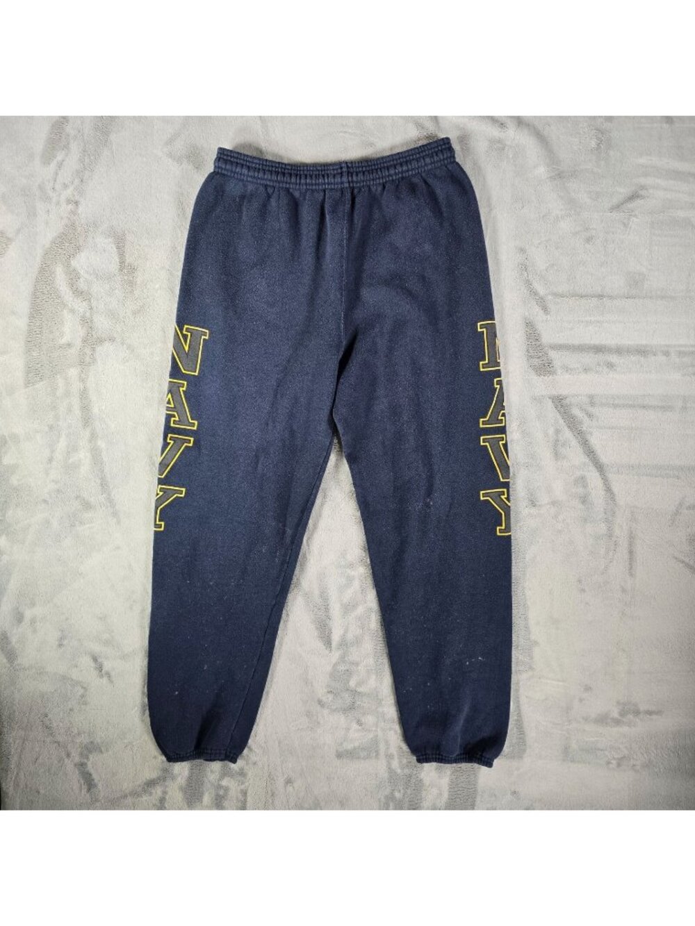 Vintage 1990s/Y2K Distressed M.J. Soffe U.S. Navy Originals Sweatpants (Small)